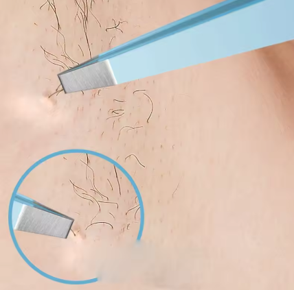 Set pinzette Professionale per  Sopracciglia(4 pezzi) – Precisione da salone a casa